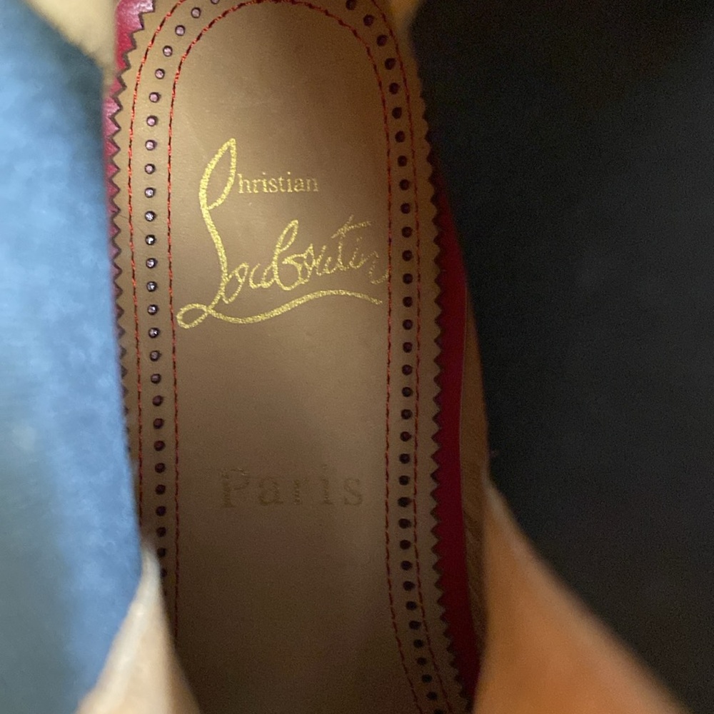 Christian Louboutin Knit Sparkle Boot - Picture 5 of 5